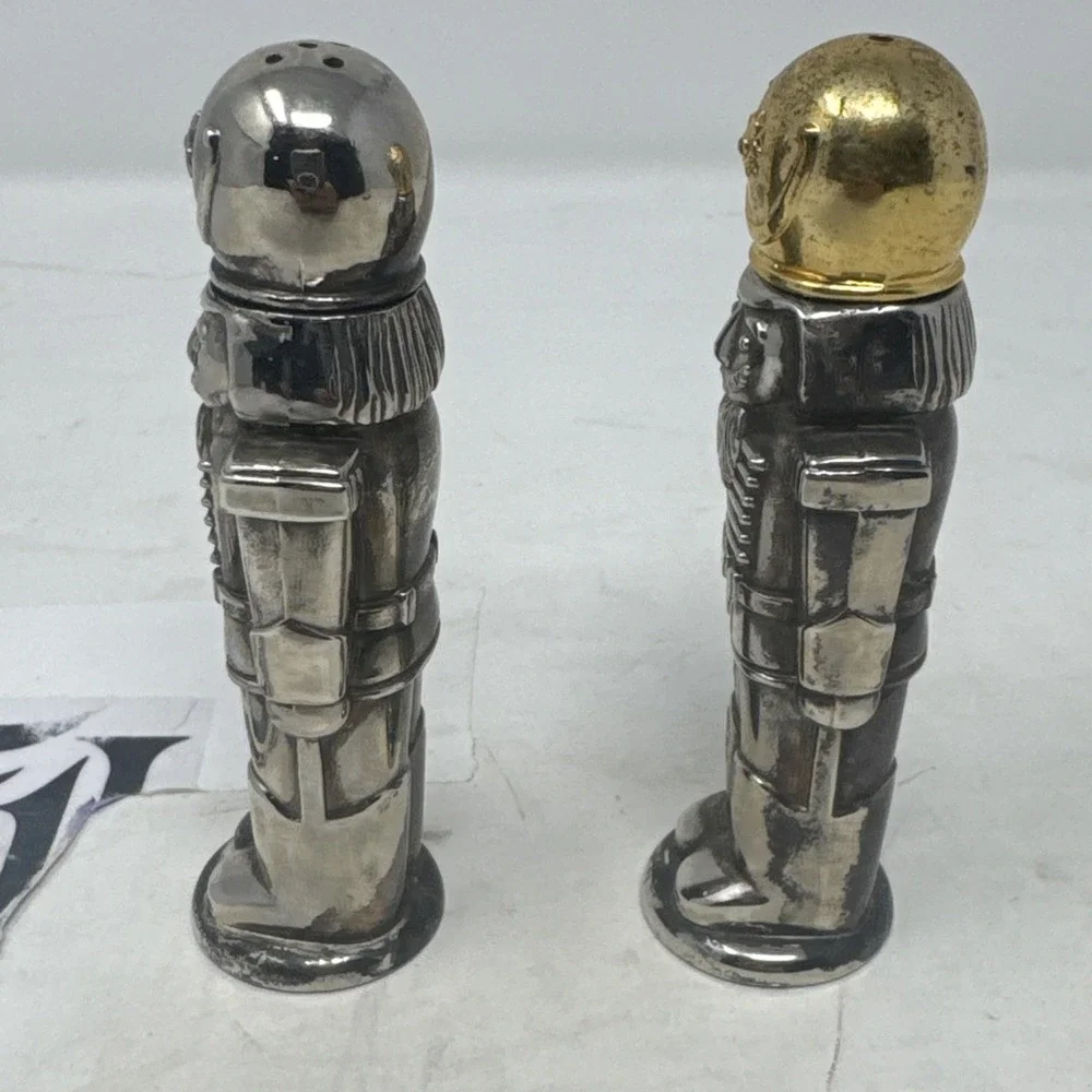 Vintage 1994 Godinger Silver Art Ltd. NUTCRACKER Toy Soldier S&P Shakers‎